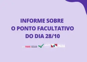 Ponto Facultativo do dia 28 de outubro – dia do servidor público